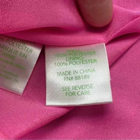 Lilly Pulitzer Under the Palm Carol Shift mini dress 81637 size 00 tropical leaf - Picture 3 of 4